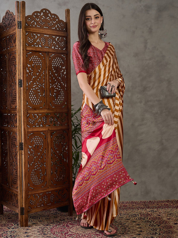 Nivara Premium Semi Modal Saree for Festive Wear ClothsVilla