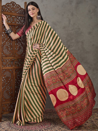 Nivara Premium Semi Modal Saree for Festive Wear ClothsVilla