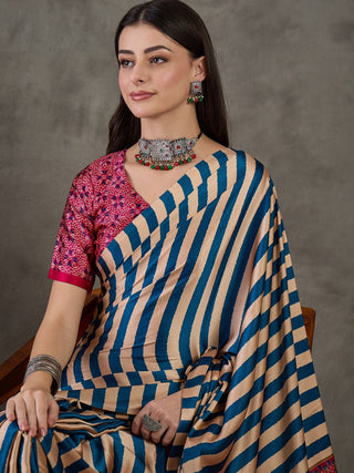 Nivara Premium Semi Modal Saree for Festive Wear ClothsVilla