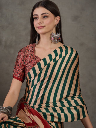 Nivara Premium Semi Modal Saree for Festive Wear ClothsVilla