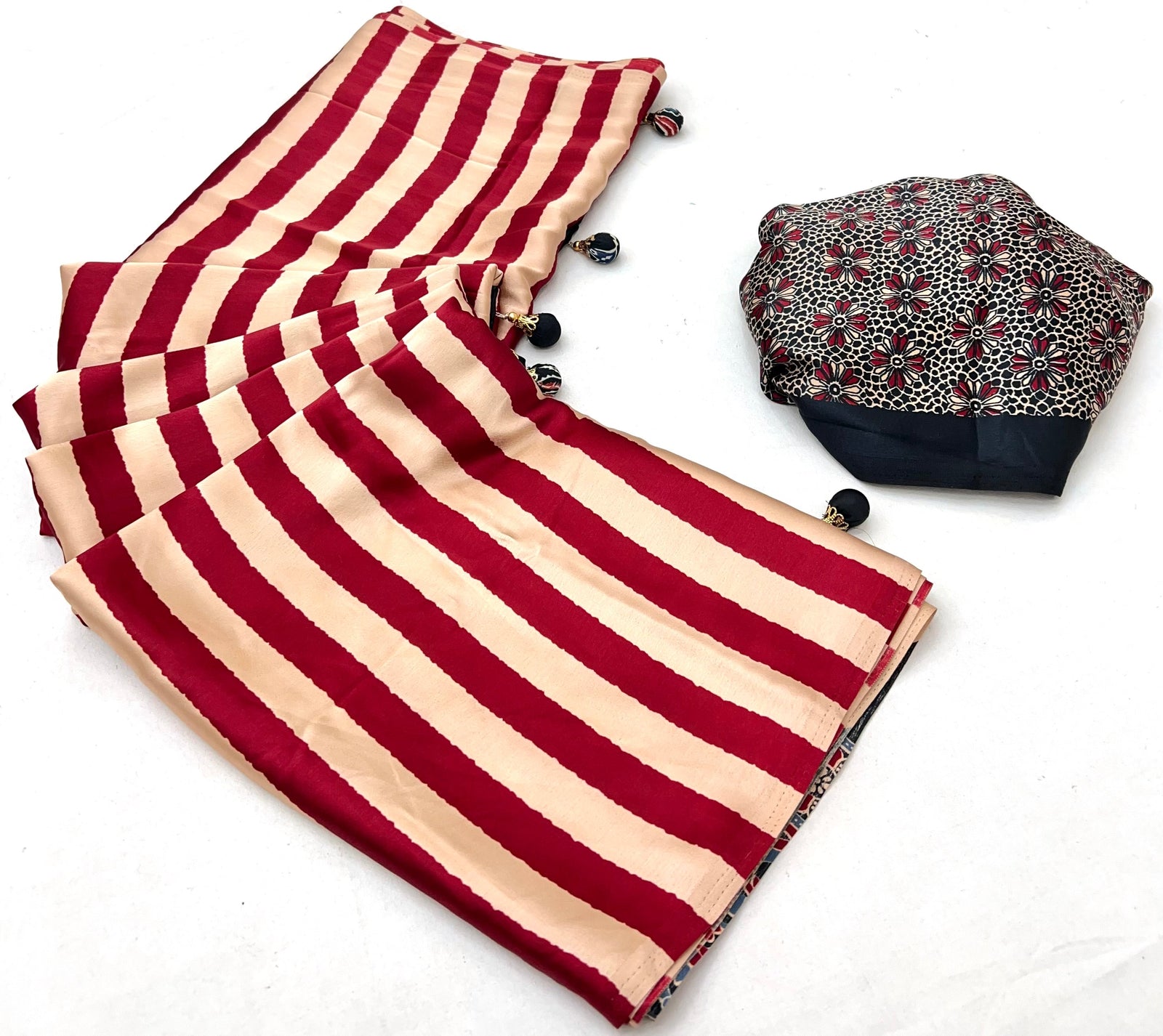 Nivara Premium Semi Modal Saree for Festive Wear ClothsVilla