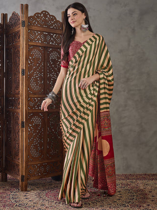 Nivara Premium Semi Modal Saree for Festive Wear ClothsVilla