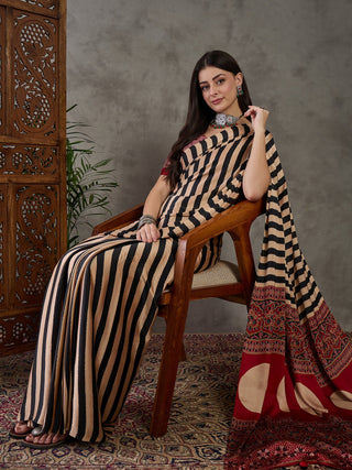 Nivara Premium Semi Modal Saree for Festive Wear ClothsVilla
