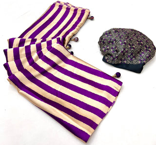 Nivara Premium Semi Modal Saree for Festive Wear ClothsVilla