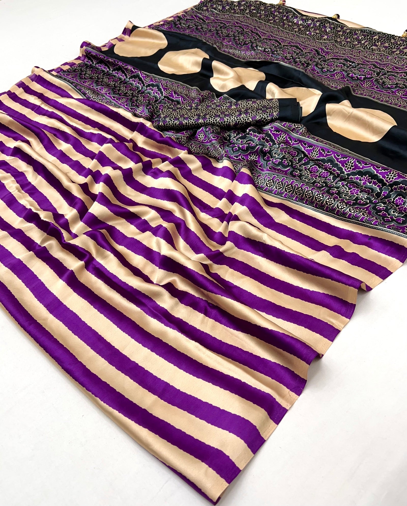 Nivara Premium Semi Modal Saree for Festive Wear ClothsVilla
