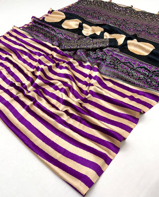 Nivara Premium Semi Modal Saree for Festive Wear ClothsVilla