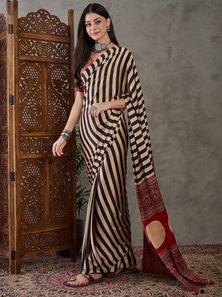 Nivara Premium Semi Modal Saree for Festive Wear ClothsVilla