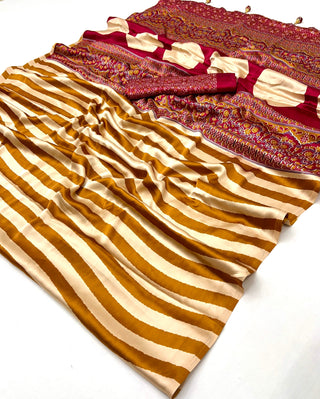 Nivara Premium Semi Modal Saree for Festive Wear ClothsVilla