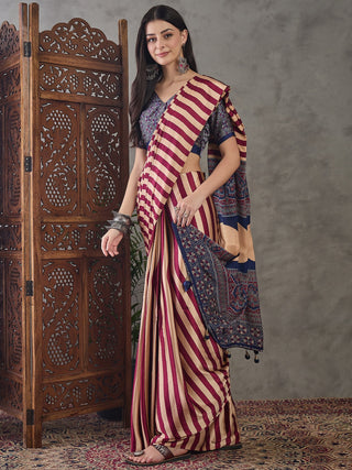Nivara Premium Semi Modal Saree for Festive Wear ClothsVilla