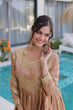 Load image into Gallery viewer, Nude Embroidered Kurti Sharara Set ClothsVilla