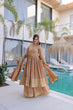 Load image into Gallery viewer, Nude Embroidered Kurti Sharara Set ClothsVilla