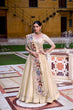 Load image into Gallery viewer, Off White Elegant Raspberry Designer Lehenga Set with Sequins &amp; Thread Embroidery Work – Stitched Lehenga with Unstitched Blouse and Embroidered Dupatta Clothsvilla