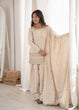 Load image into Gallery viewer, Off White Glass Silk Farshi suit ClothsVilla