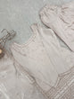 Load image into Gallery viewer, Off White Glass Silk Farshi suit ClothsVilla