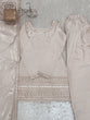 Load image into Gallery viewer, Off White Glass Silk Farshi suit ClothsVilla