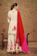 Load image into Gallery viewer, Off White Kurta Palazzo with Dupatta ClothsVilla