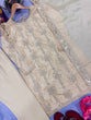 Load image into Gallery viewer, Off White Premium Designer Party Wear Chinon Silk Top, Bottom &amp; Dupatta Set ClothsVilla