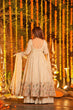 Load image into Gallery viewer, Off White Silk Sequins Embroidered Gown Set