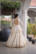 Load image into Gallery viewer, Off White Traditional Cora Cotton Lehenga Set ClothsVilla