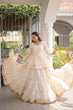 Load image into Gallery viewer, Off White Traditional Cora Cotton Lehenga Set ClothsVilla