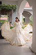 Load image into Gallery viewer, Off White Traditional Cora Cotton Lehenga Set ClothsVilla