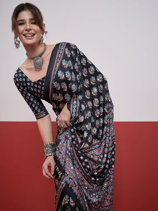 Ojasvi Mirror Work Semi Modal Saree for Wedding & Party Wear ClothsVilla