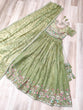 Load image into Gallery viewer, Olive Green Fendi Silk Lehenga Choli ClothsVilla