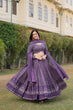Load image into Gallery viewer, Stunning Onion Purple Lehenga Choli Set with Exquisite Sequin Work ClothsVilla