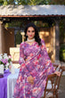 Load image into Gallery viewer, Onion Refined Beauty Weightless Marble Printed Saree with Pearl Lace Border Clothsvilla