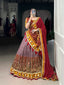 Onion Silk Lehenga Set with Foil Print ClothsVilla