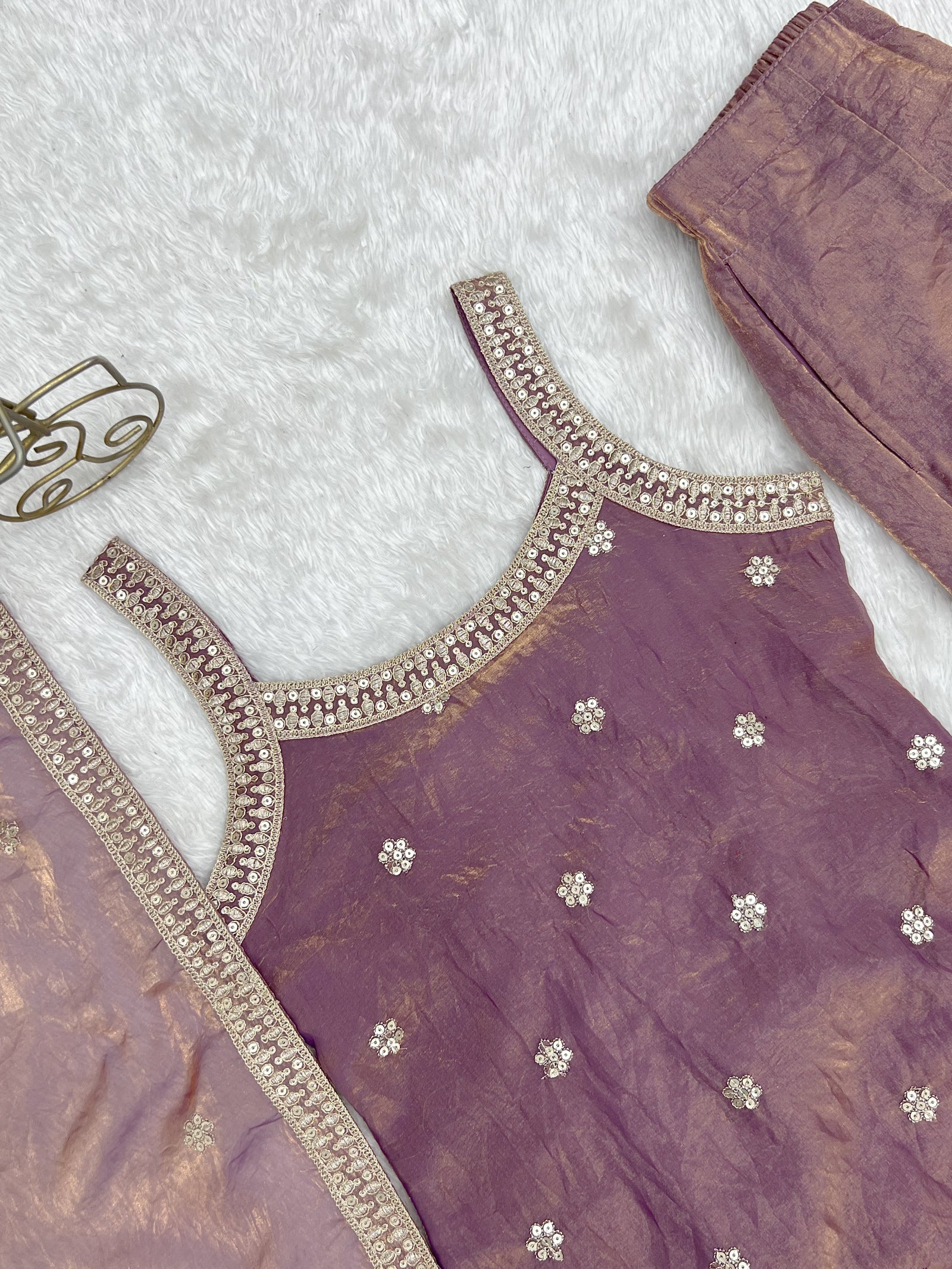 Onion Trendy Silk Kurta Set with Dupatta ClothsVilla