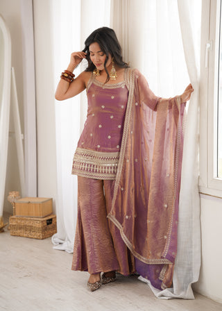 Onion Trendy Silk Kurta Set with Dupatta ClothsVilla