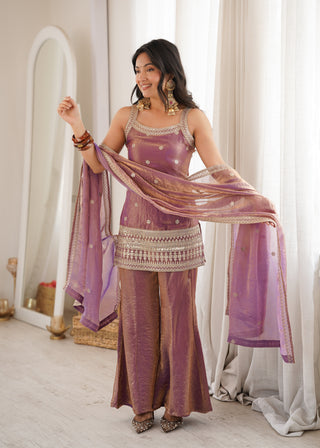 Onion Trendy Silk Kurta Set with Dupatta ClothsVilla