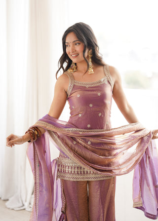 Onion Trendy Silk Kurta Set with Dupatta ClothsVilla