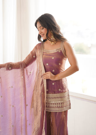 Onion Trendy Silk Kurta Set with Dupatta ClothsVilla