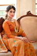 Load image into Gallery viewer, Orange Color Weaving Work Organza Saree Clothsvilla