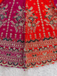 Load image into Gallery viewer, Orange Designer Faux Georgette Lehenga Choli with Thread &amp; Sequin Embroidery and Dupatta – 4 Meter Flair, Fully Stitched ClothsVilla