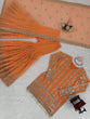 Load image into Gallery viewer, Orange Designer Faux Georgette Sharara Set with Thread &amp; Sequin Work – Fully Stitched ClothsVilla