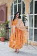Load image into Gallery viewer, Orange Pure Elegance – Cotton 3-Piece Set ClothsVilla