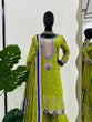 Load image into Gallery viewer, Parrot Elegant Thread &amp; Sequin Work Sharara Set ClothsVilla