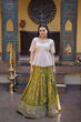 Load image into Gallery viewer, Parrot Jacquard Designer Festive Lehenga ClothsVilla