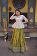 Load image into Gallery viewer, Parrot Jacquard Designer Festive Lehenga ClothsVilla