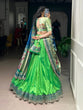 Load image into Gallery viewer, Parrot Paithani Lehenga Set with Batwa ClothsVilla