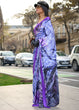 Load image into Gallery viewer, Passion Purple Elegant Satin Crepe Saree – A Perfect Blend of Luxury &amp; Grace ClothsVilla