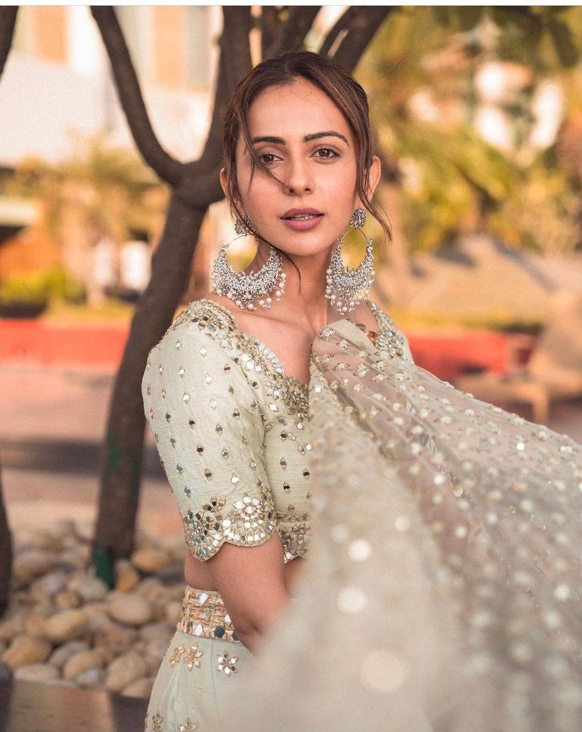 Pastel Sky Elegant Mulberry Silk Lehenga Set with Exquisite Detailing ClothsVilla