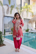 Load image into Gallery viewer, Peach Embroidered Top Pant with Batwa ClothsVilla