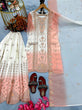 Load image into Gallery viewer, Peach Heavy Embroidered Palazzo Suit Set ClothsVilla