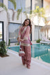 Load image into Gallery viewer, Peach Mirror Work Top Pant Set with Batwa ClothsVilla