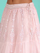 Load image into Gallery viewer, Peach Net Gotapatti Work Semi-Stitched Lehenga &amp; Unstitched Blouse, Dupatta Clothsvilla