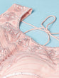 Load image into Gallery viewer, Peach Net Gotapatti Work Semi-Stitched Lehenga &amp; Unstitched Blouse, Dupatta Clothsvilla